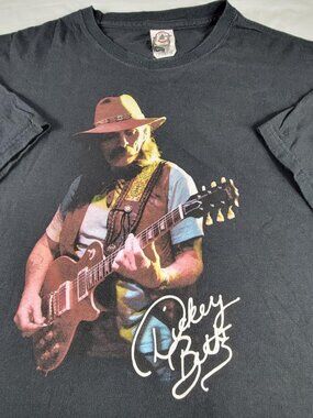 2000s Dickey Betts black graphic band tee XL